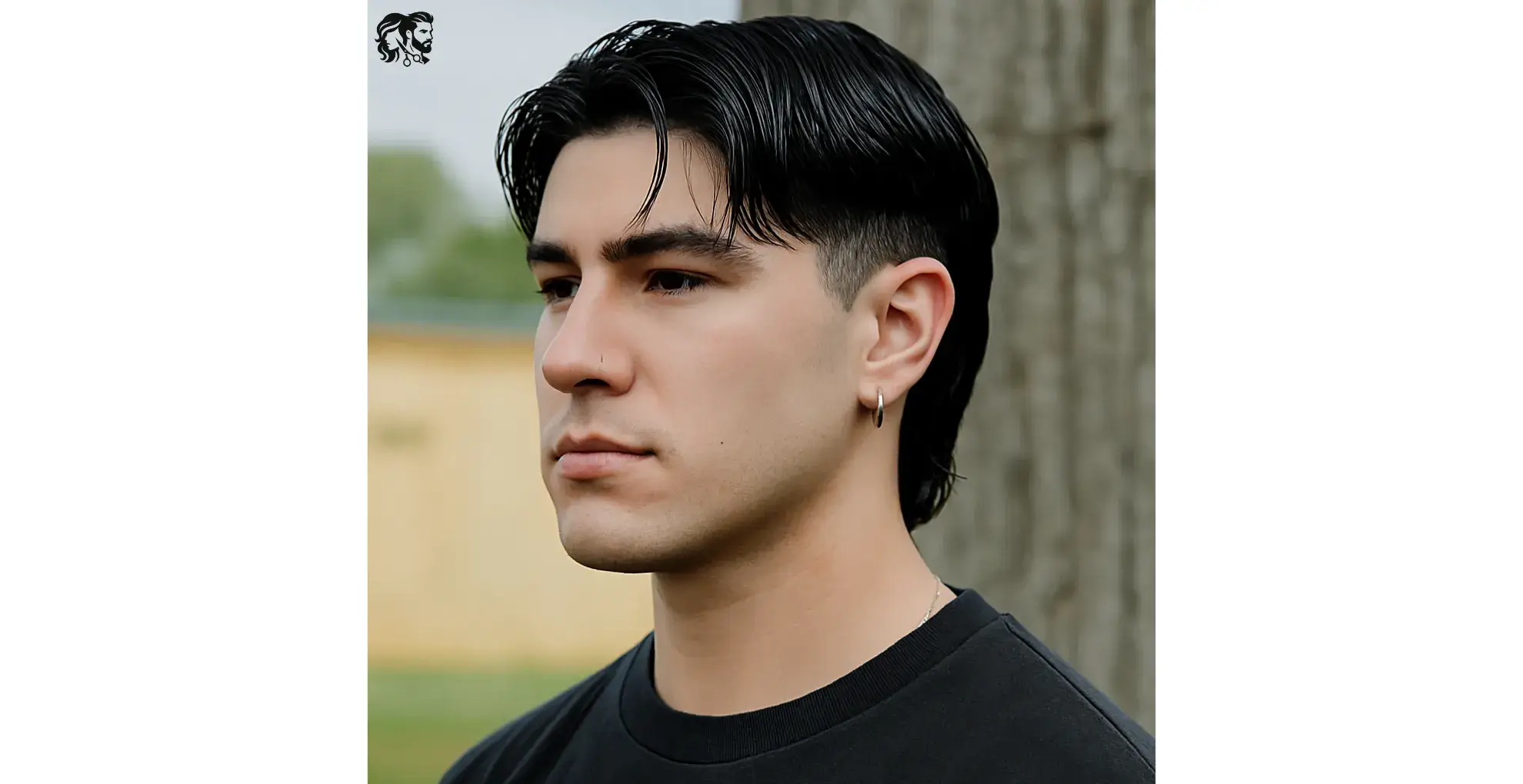 Middle Part Mullet (Curtain Mullet)