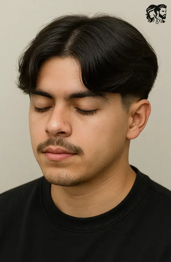 Middle Part Undercut