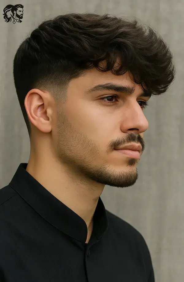 Modern Long Hair Top with Short Sides