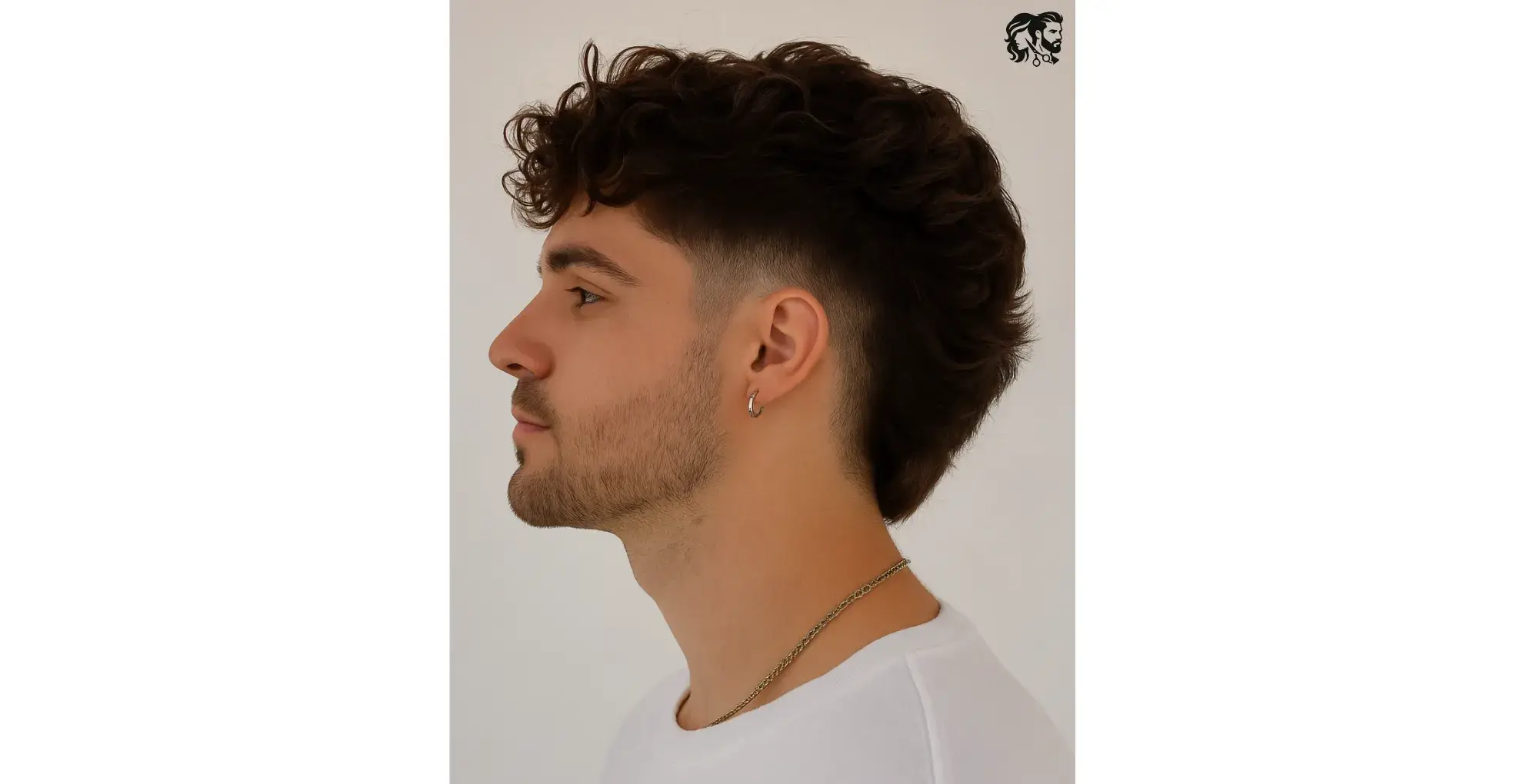 Modern Mullet with Mid Fade