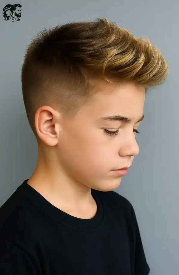 Partial Faux Hawk for Boys