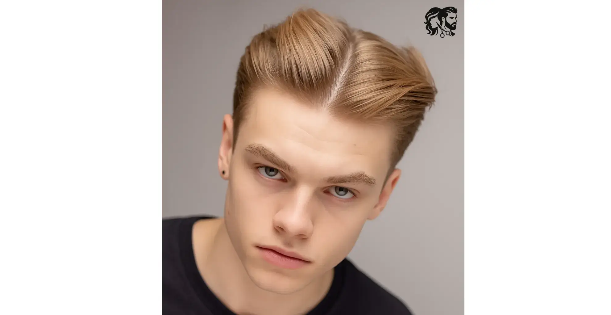 Pompadour Middle Part