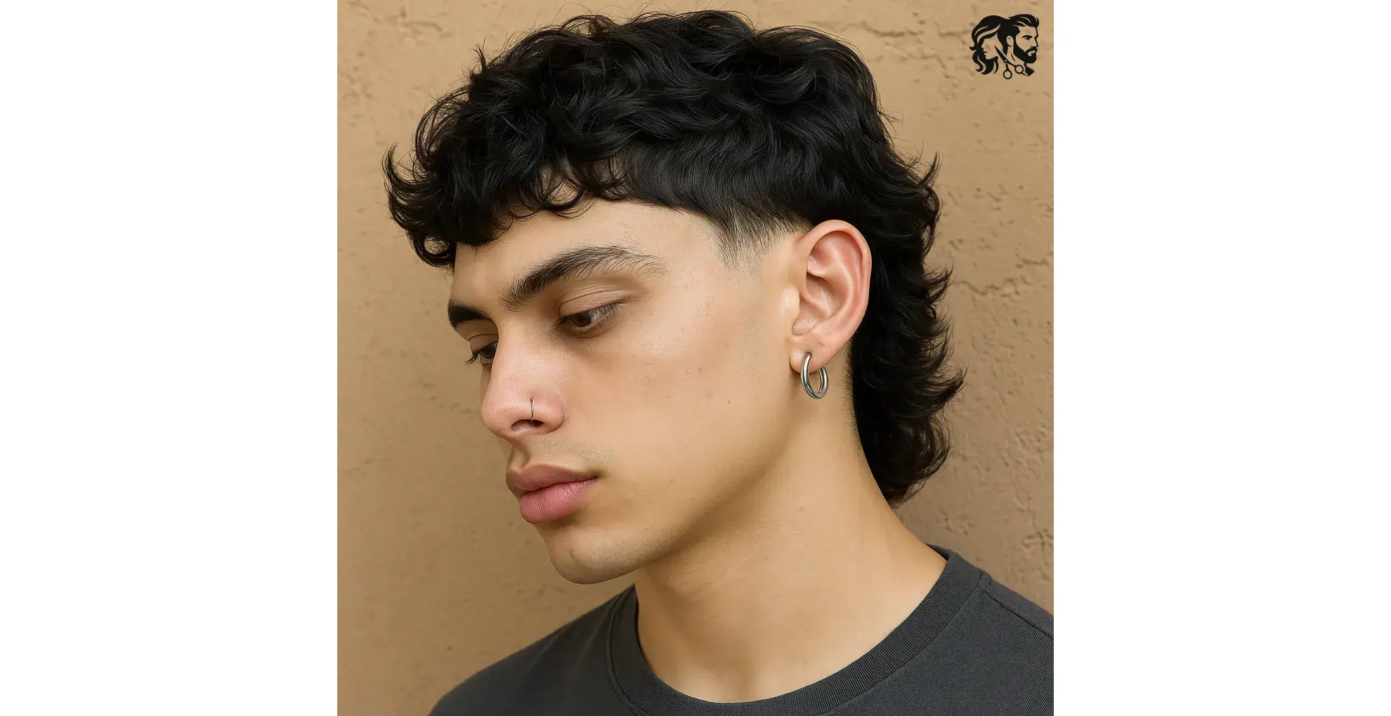Shaggy Hair with Taper Fade Sides