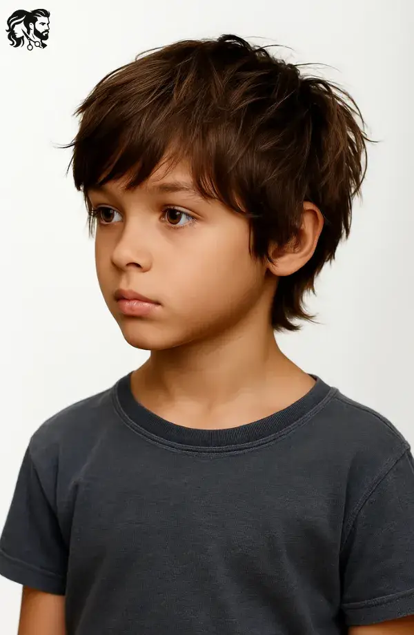 Short Shaggy Layers for Boys