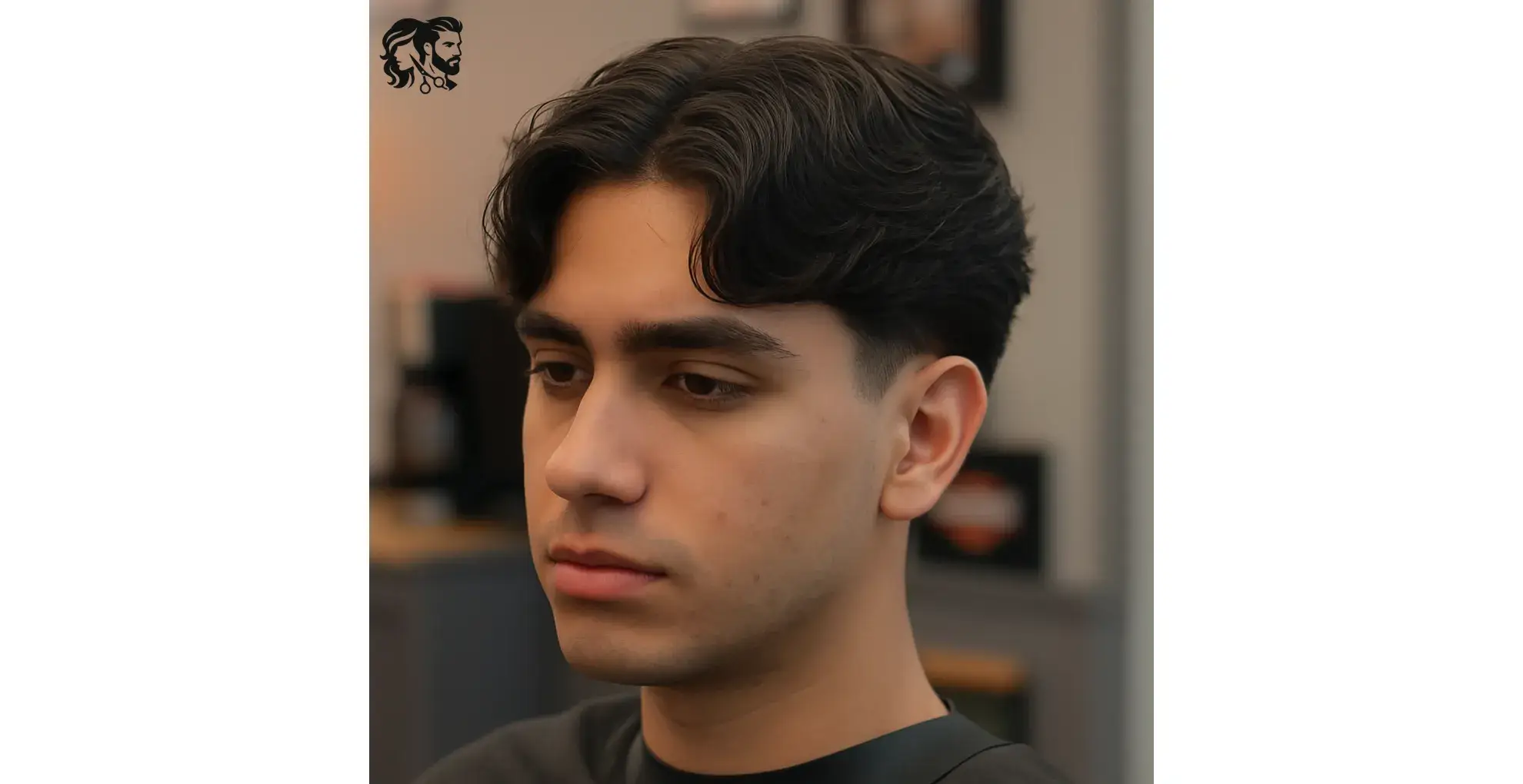 Short Textured Center Part