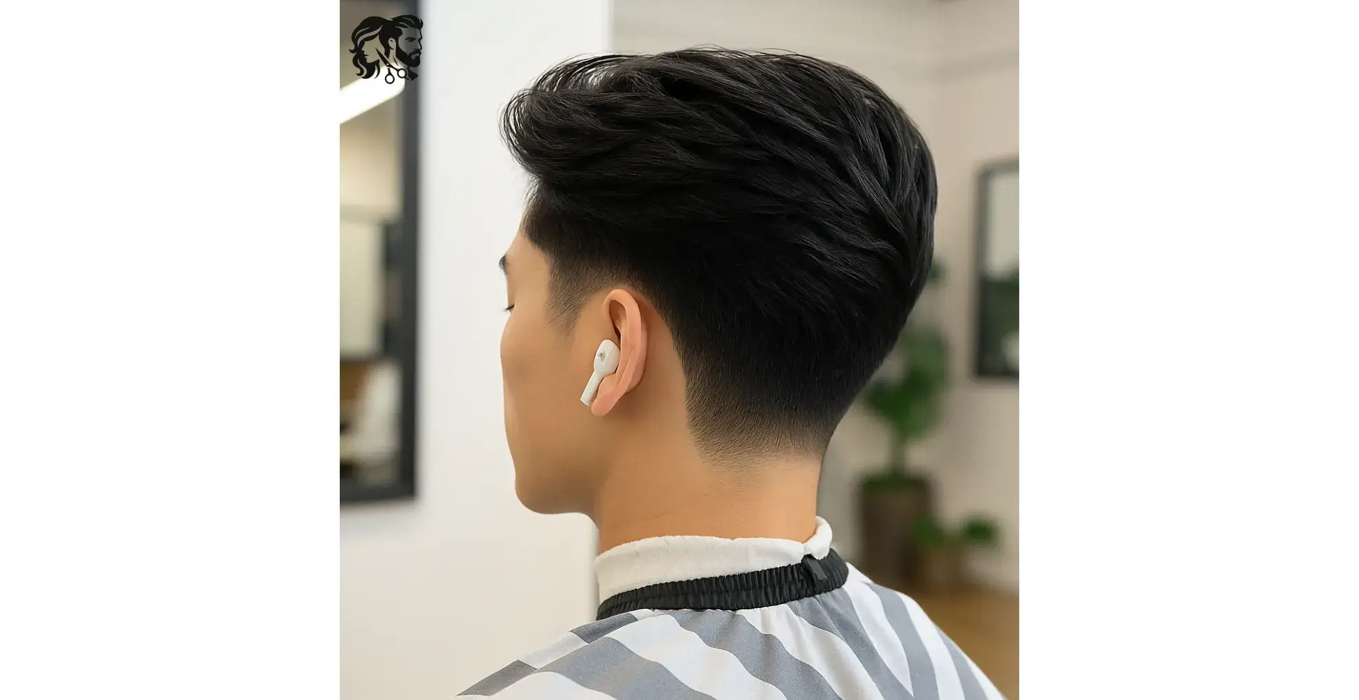 Middle Parted Brush Back