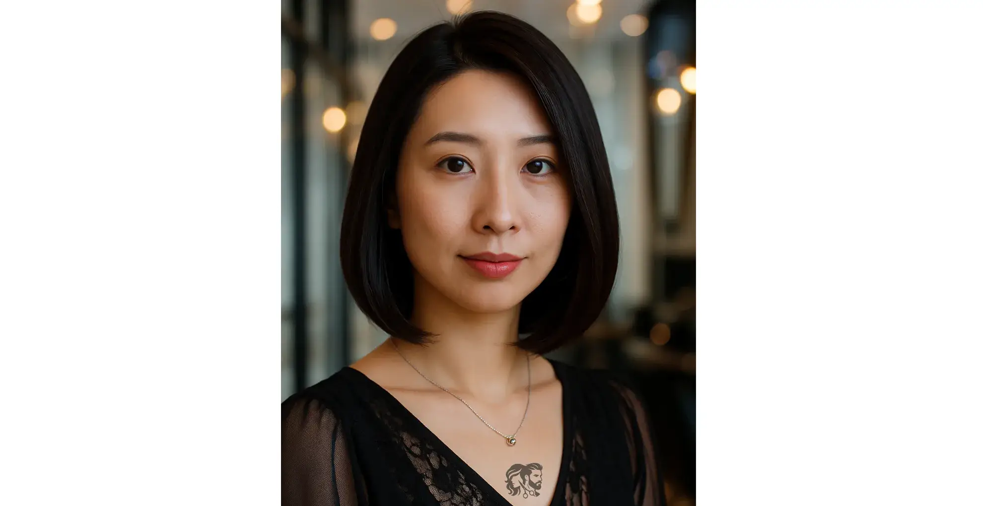 Shoulder-Length Chinese Bob Hairstyle