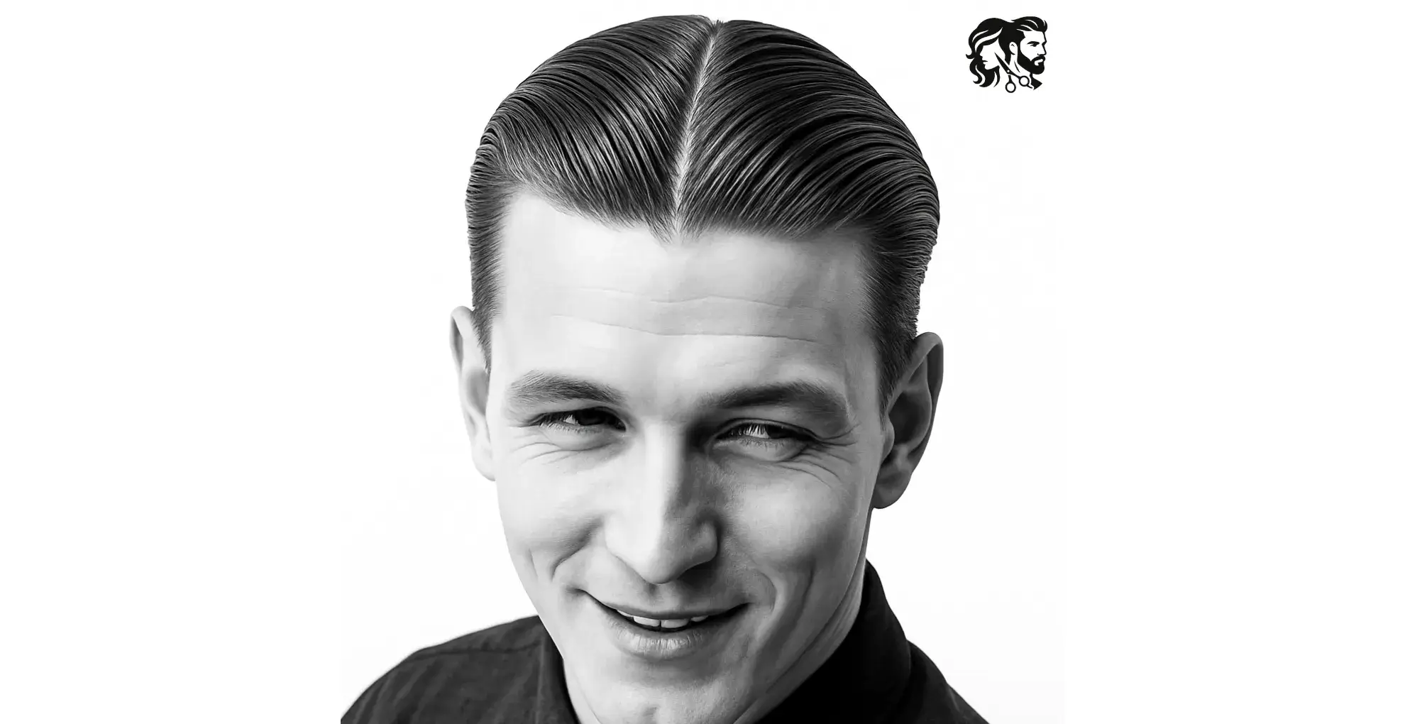 Slick Back Middle Part