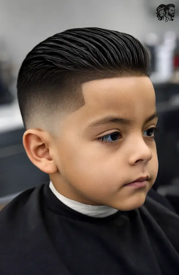  Slicked-Back and Faded for Boys