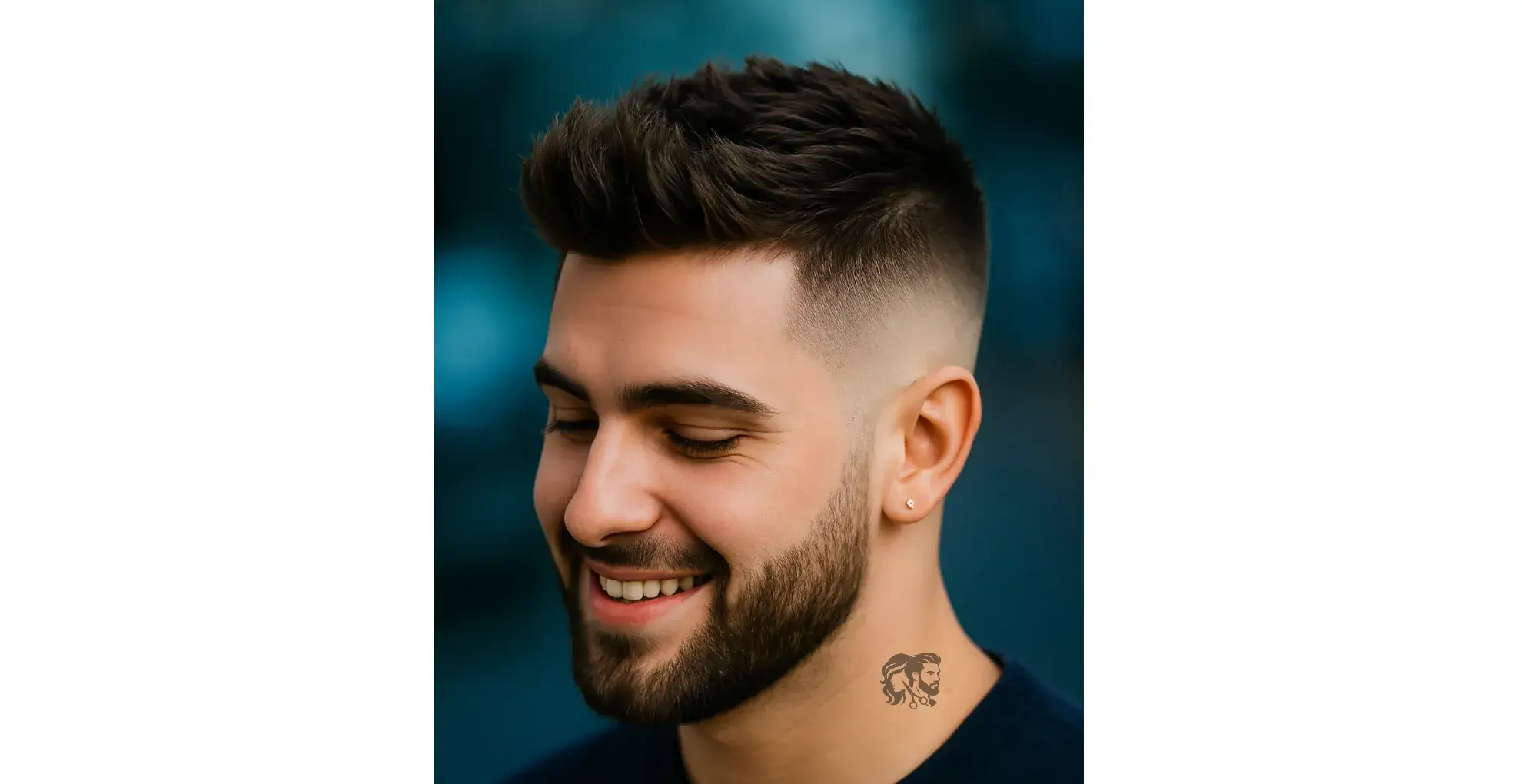 Spiky Top with a Mid Fade