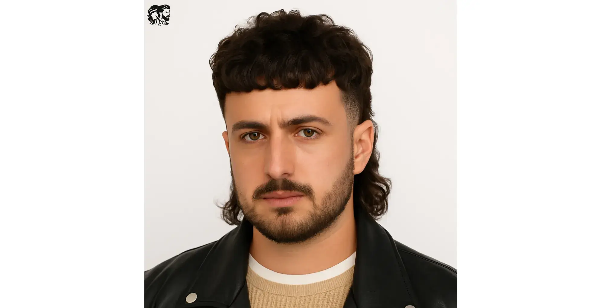Straight Mullet with Curly Fringe