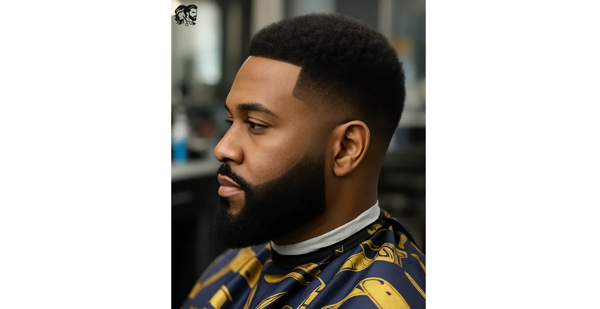 Temple Fade with Line Up