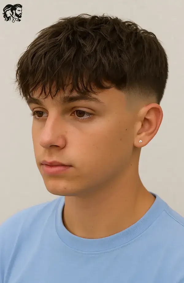 Textured Bangs for Boys