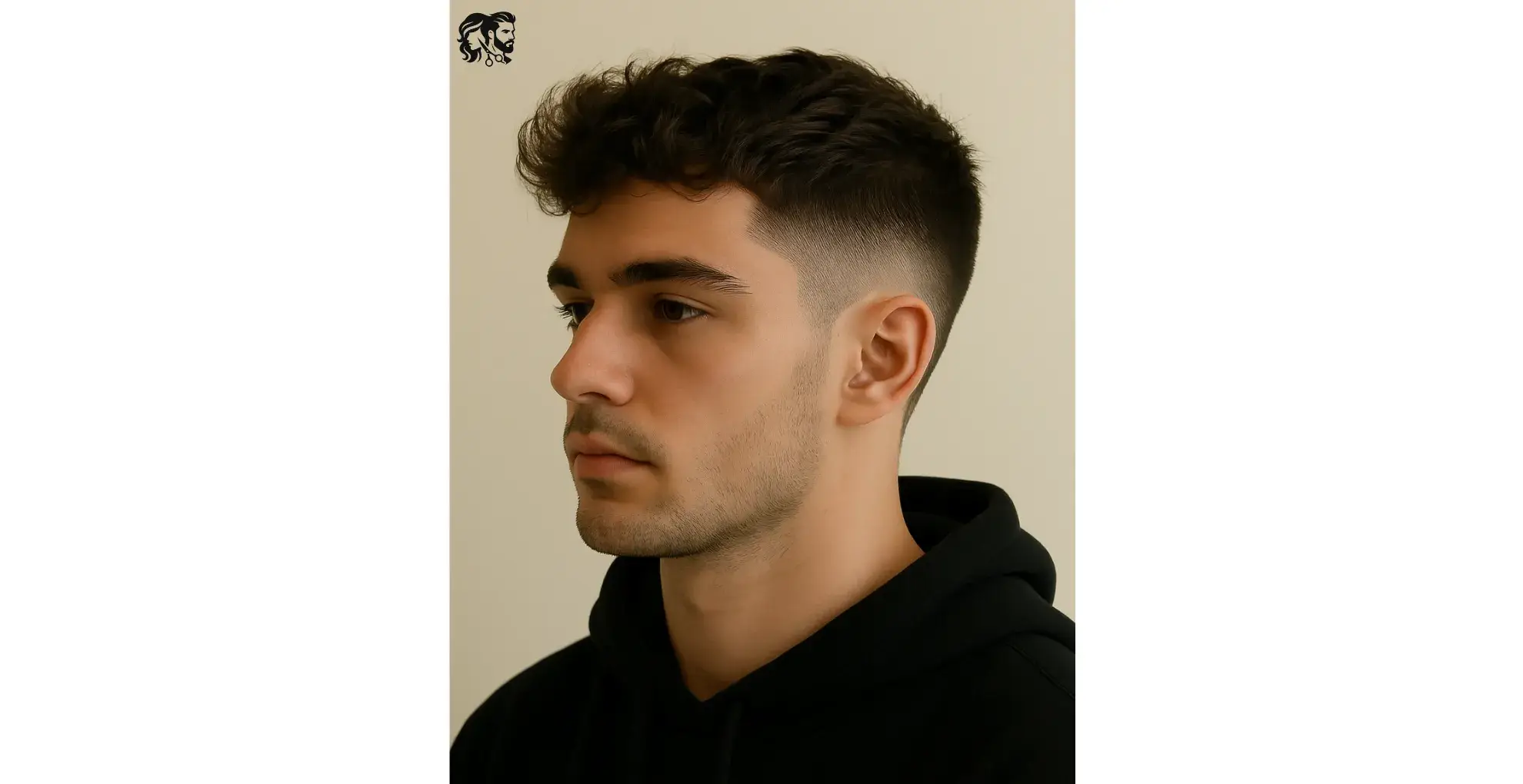 Textured Crop Mid Fade