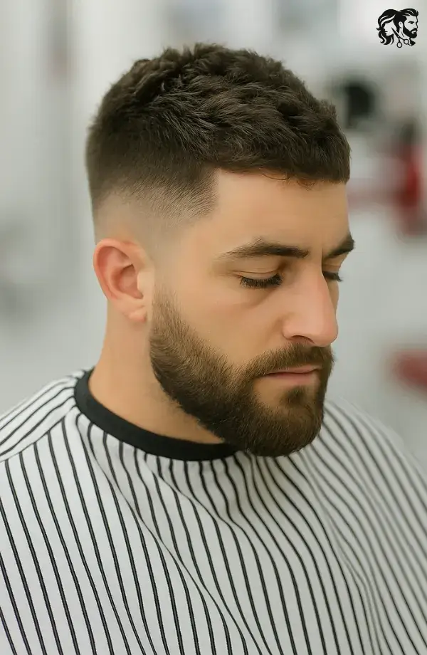 Textured Ivy League Haircut