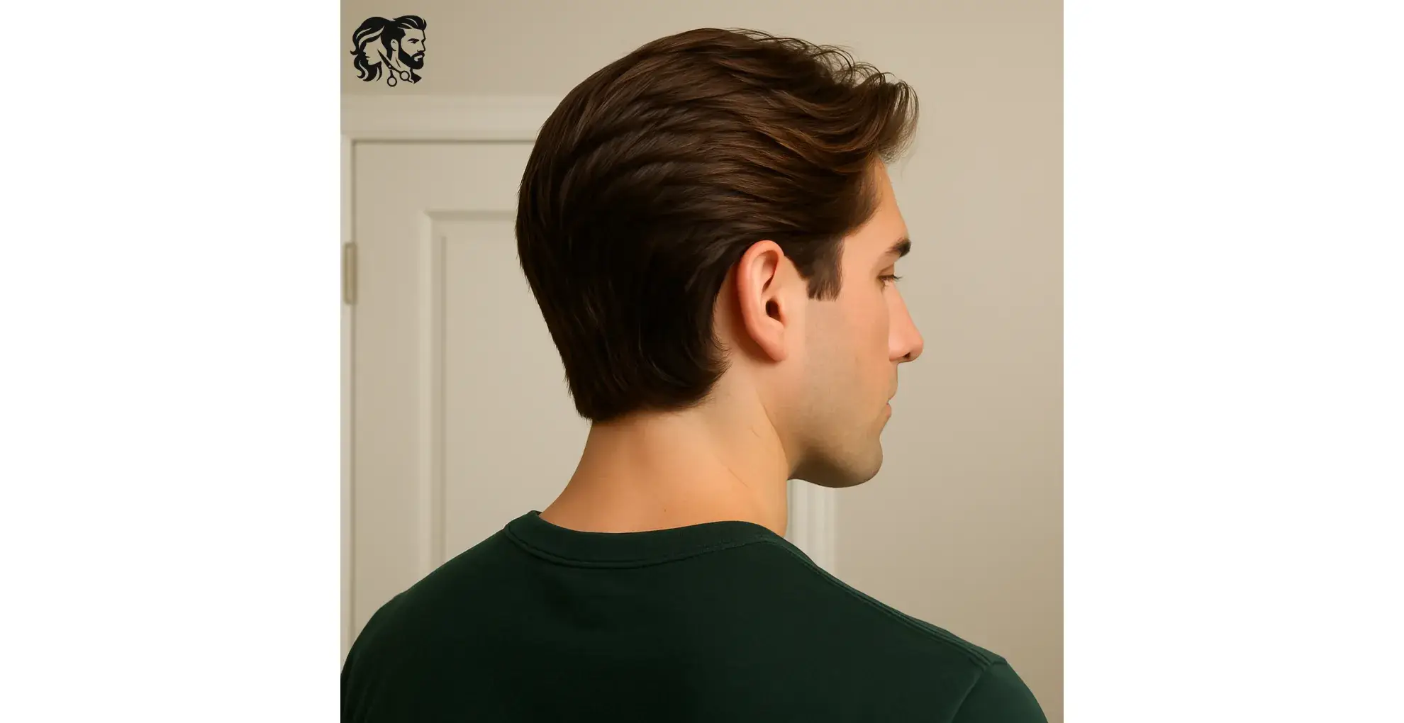 Textured Wavy Middle Part