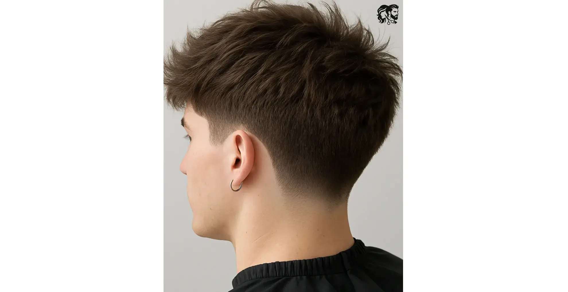 Thick Fluffy Style with Low Taper