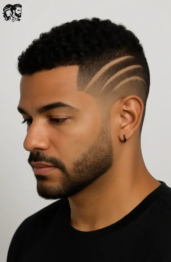 Three Lines Design Haircut