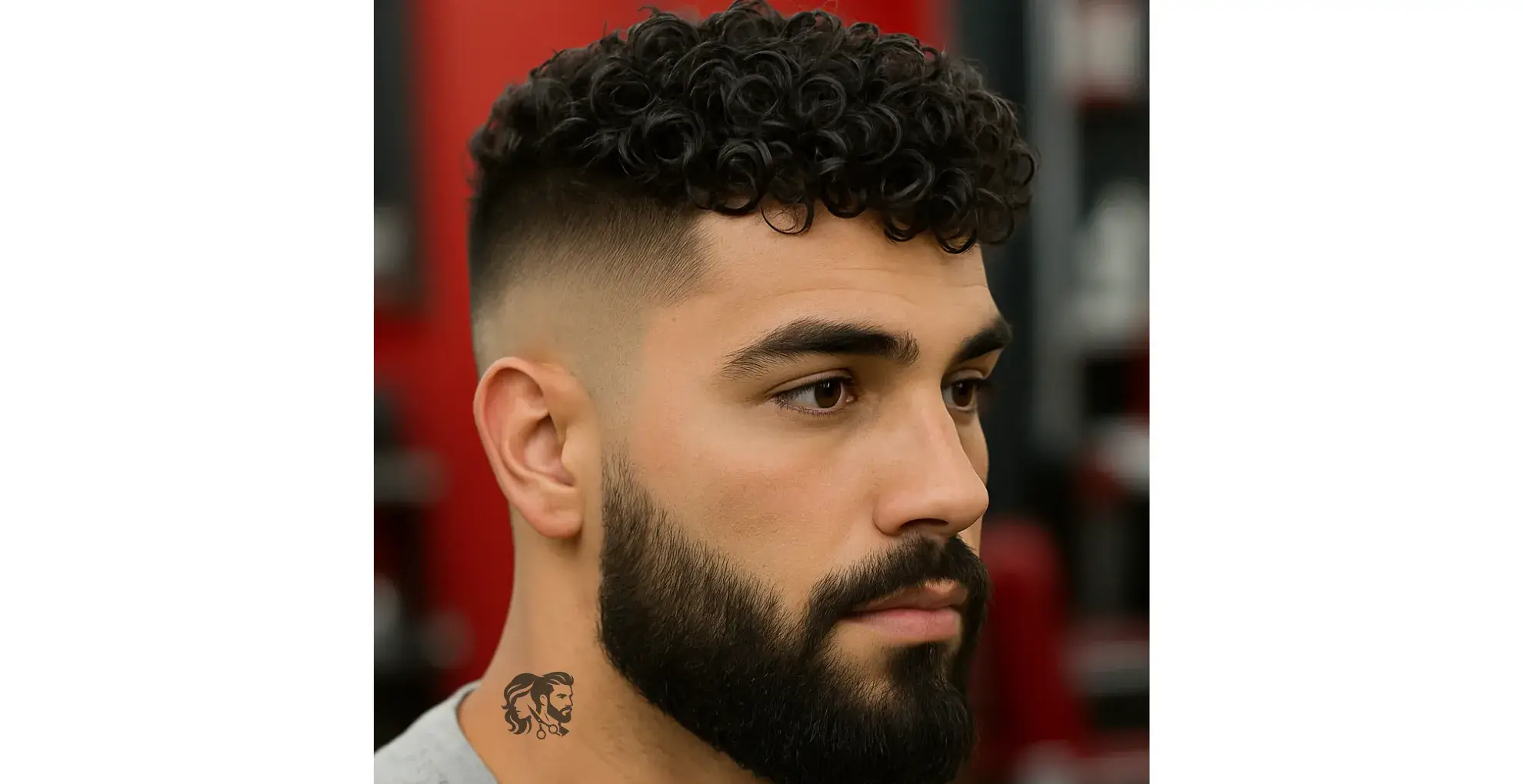 Tight Curl Fade for Men