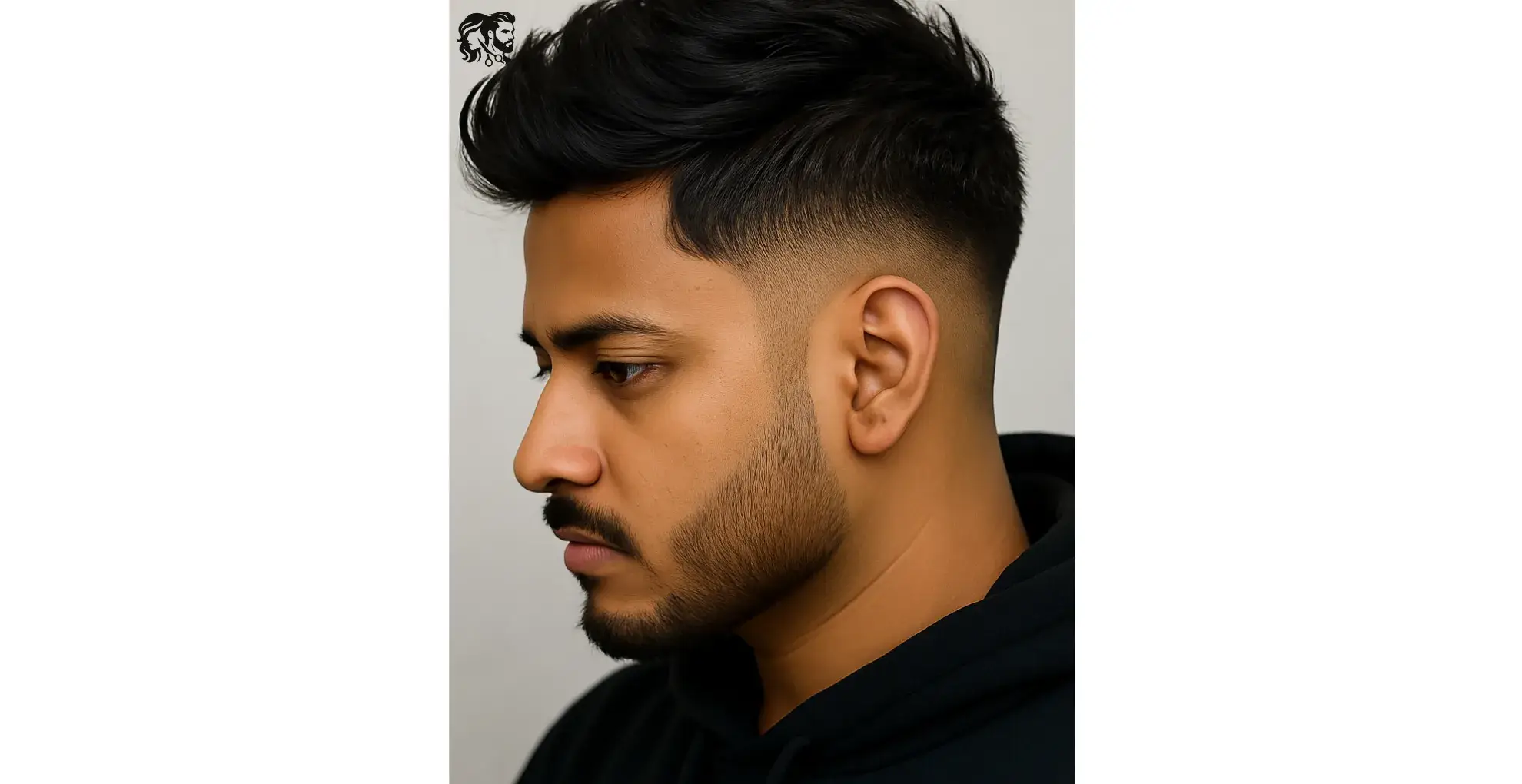 Trendy Parted Style with Mid Fade
