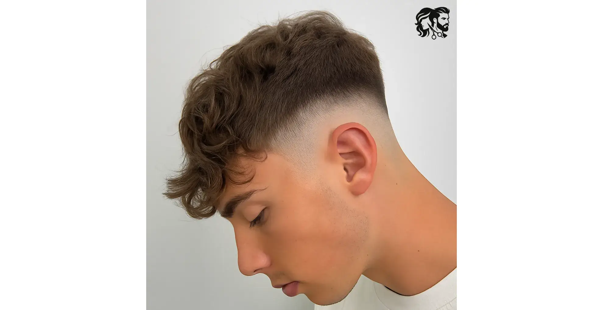 Wavy Fringe with Skin Fade