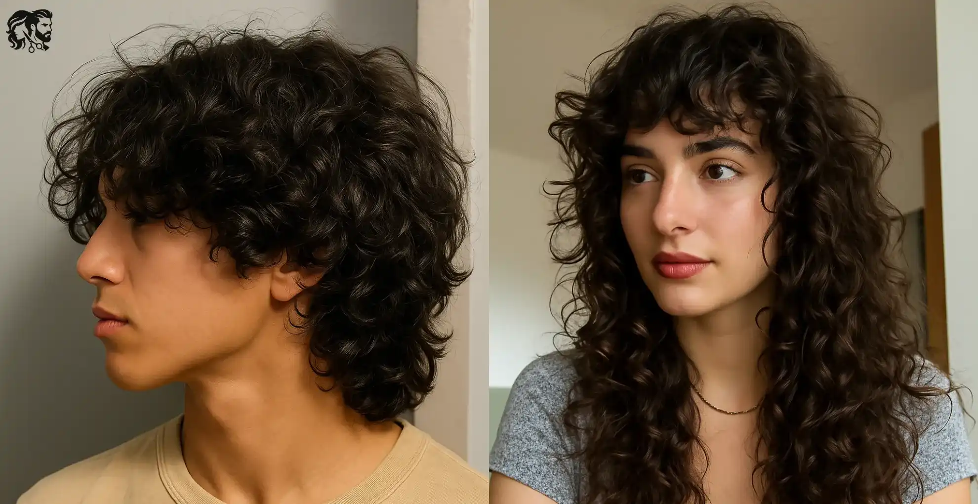 Wolf Cut Curly Hair