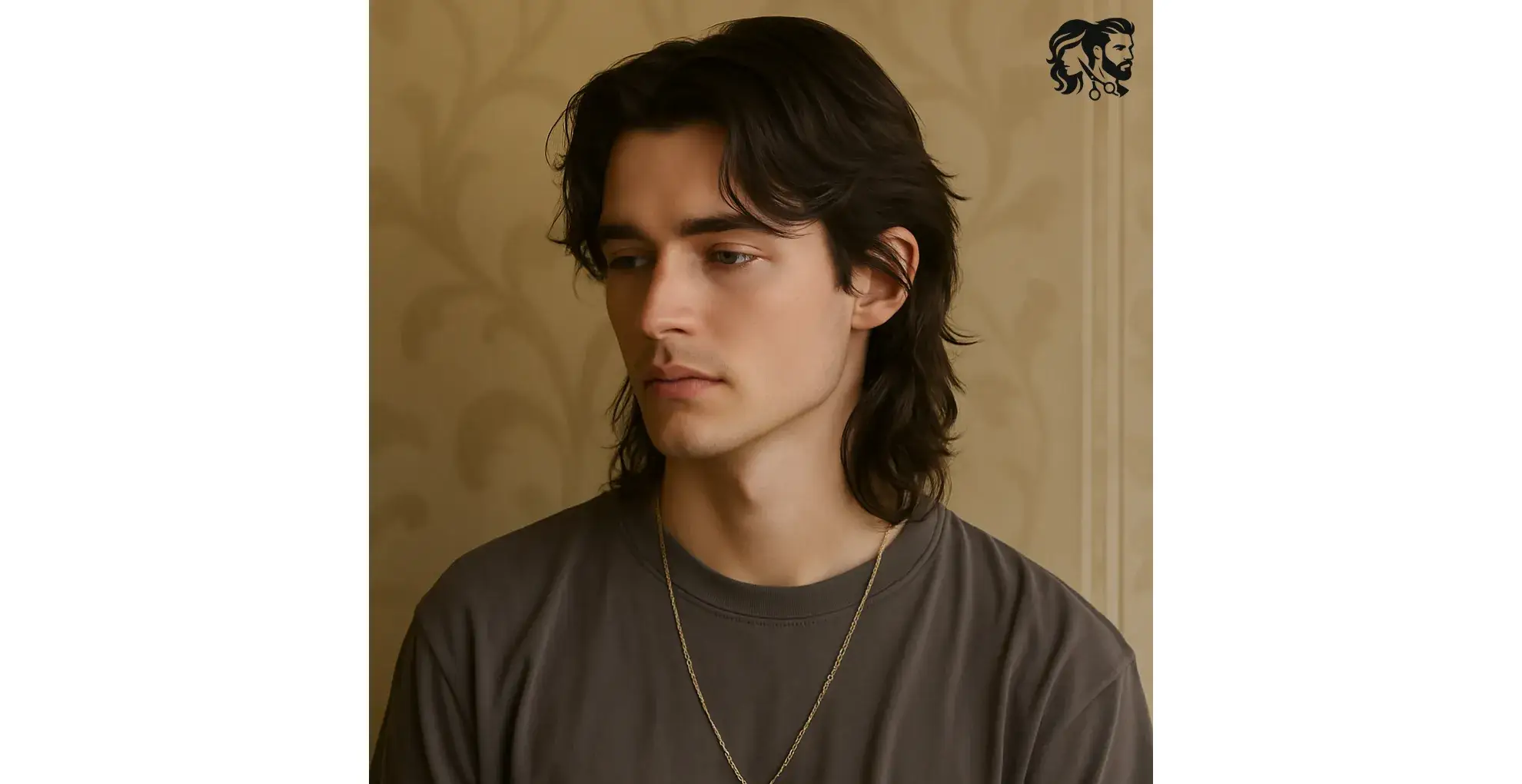 Wolf Cut Middle Part