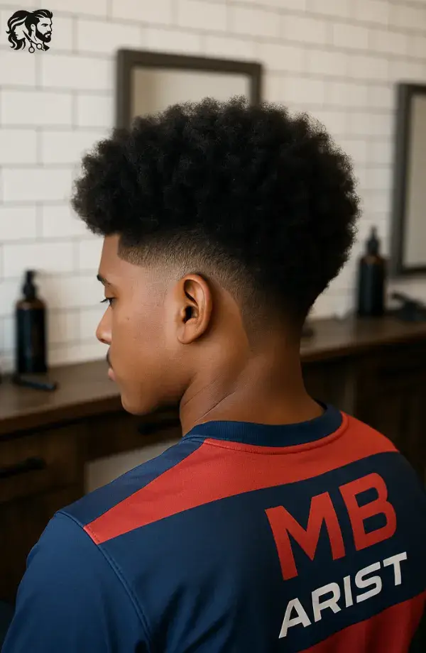 Burst Fade Afro
