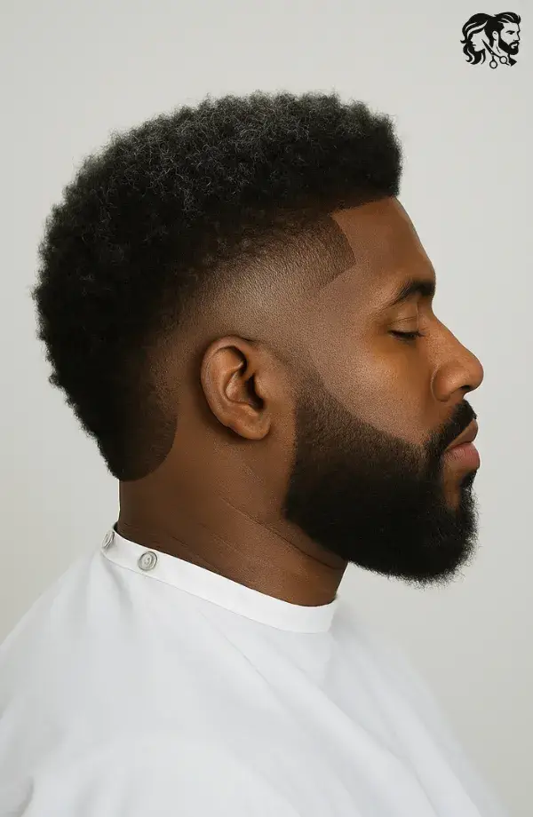 Burst Fade Black Men