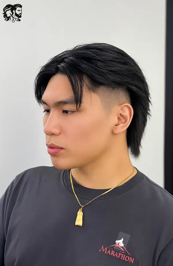 Burst Fade Middle Part