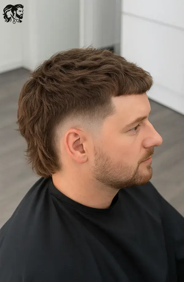 Burst Fade Mullet