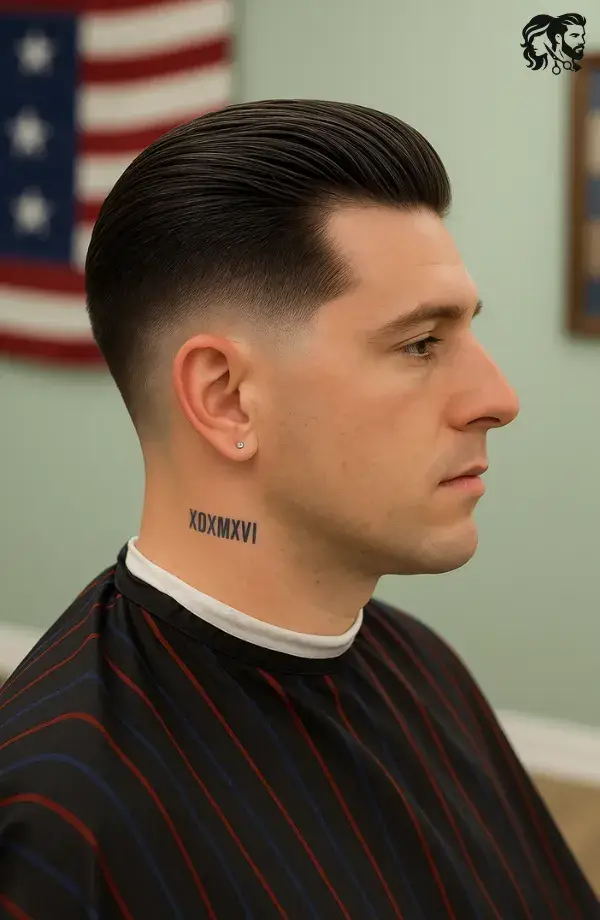 Burst Fade Slick Back