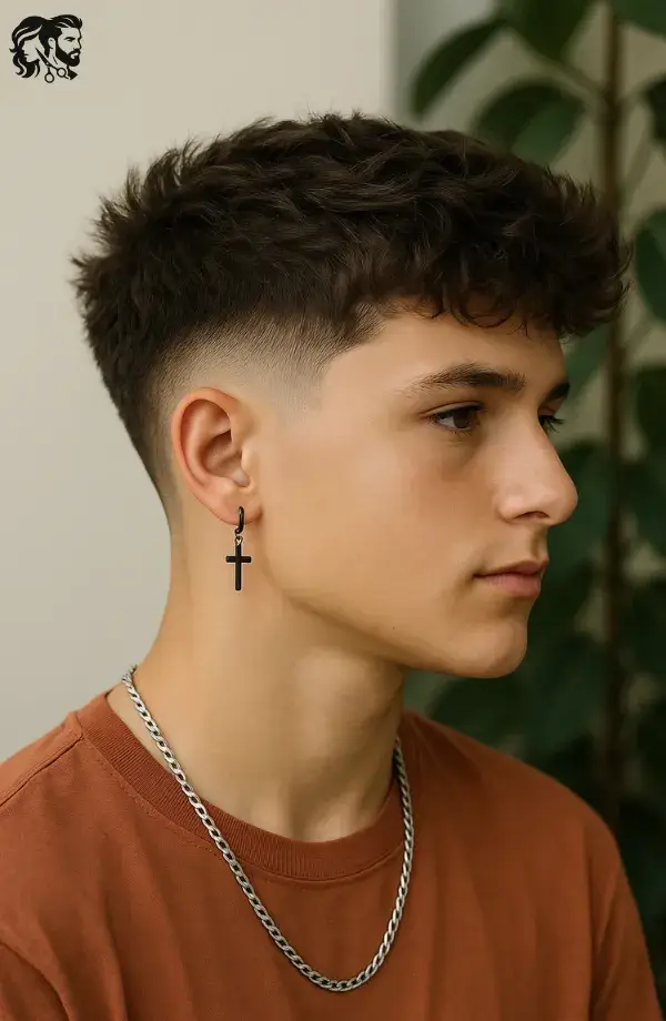 Burst Fade Textured Fringe