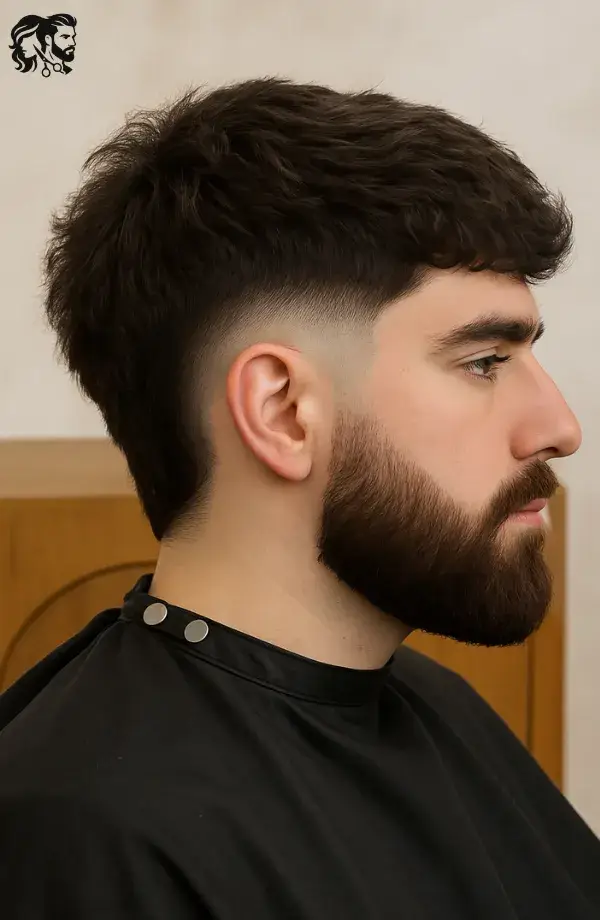 Burst Fade with Beard