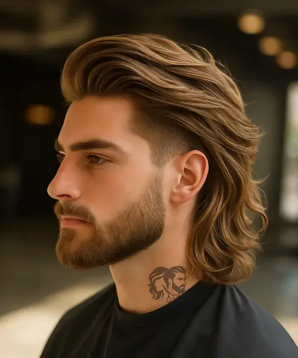 Long Hair with a Fade